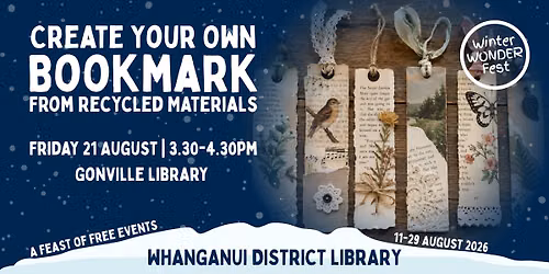 Create Your Own Bookmark From Recycled Materials
