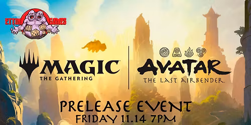 MTG Universes Beyond - Avatar the Last Airbender Prerelease Friday November 14th