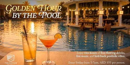 Golden Hour by The Pool - The Els Country Club