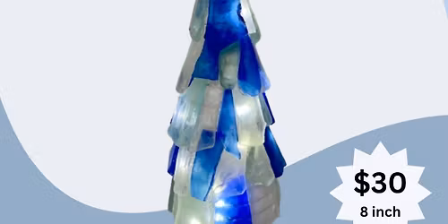 Seaglass Christmas Trees