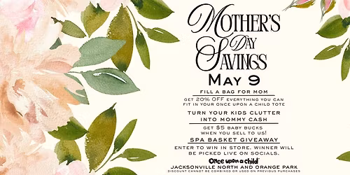 Mother's Day Savings!