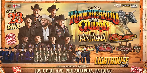 El Fantasma \u2022 Los Huracanes Del Norte \u2022 Banda Carnaval y mas! en Lighthouse Field (Philadelphia, PA)