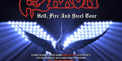 Saxon Barcelona Tickets