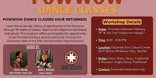 Powwow Dance Classes