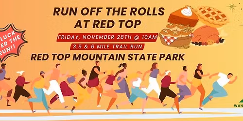 Run Off The Rolls at Red Top Group Trail Run + Potluck