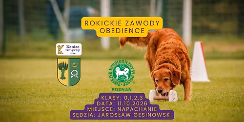 Rokickie Zawody Obedience klasy 0,1,2,3