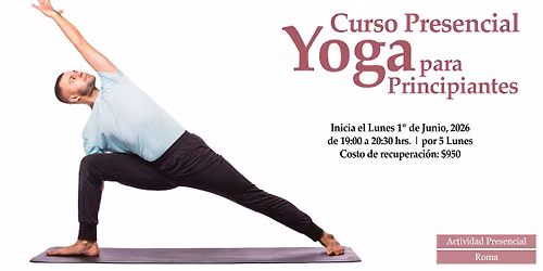 Curso de Yoga para Principiantes (por 5 Lunes)