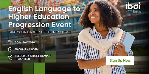 English Language to Higher Education Progression Event