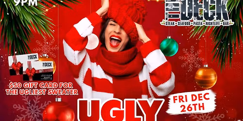 Ugly Sweater Party at The Deck