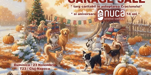 NUCA Garage Sale - Targ caritabil \u0219i aniversare