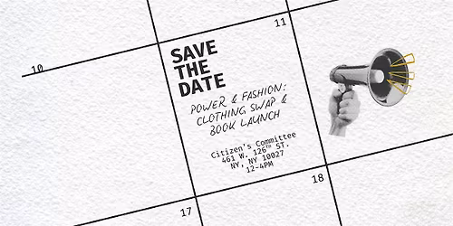 Power & Fashion: Clothing Swap & Book Launch