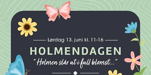Holmendagen l\u00f8rdag 13. juni 2026