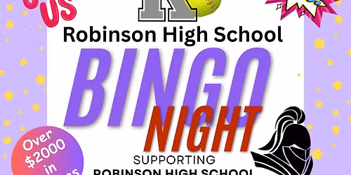 Robinson High Softball BINGO Night