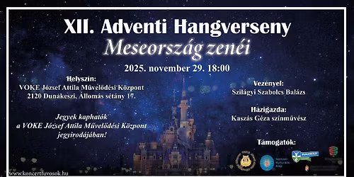 XII. Adventi Hangverseny - Meseorsz\u00e1g zen\u00e9i