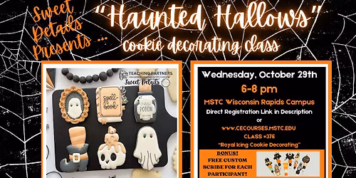 Haunted Hallows Cookie Decorating Class