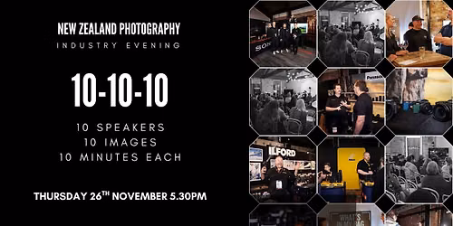 NZ Photography Industry Evening and 10-10-10
