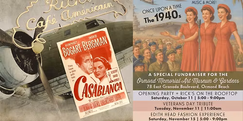Once Upon A Time: The 1940s The OMAM Guild's Inaugural Fundraising Event