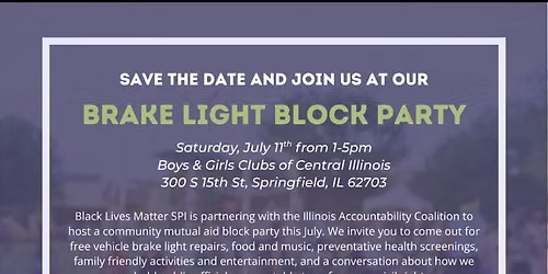 10yr Anniversary Brake Light Block Party Celebration 
