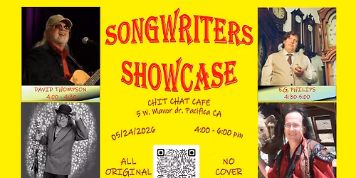 SONGWRITERS SHOWCASE at the CHIT CHAT!