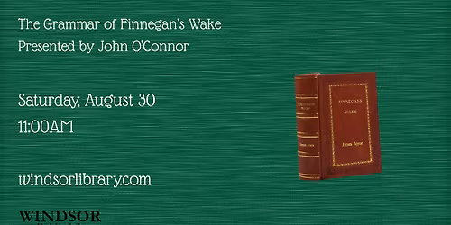 The Grammar of Finnegan's Wake