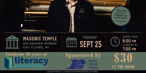 Phil Cook in Concert for Literacy