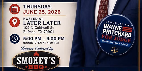 Pritchard for Judge Fundraising event