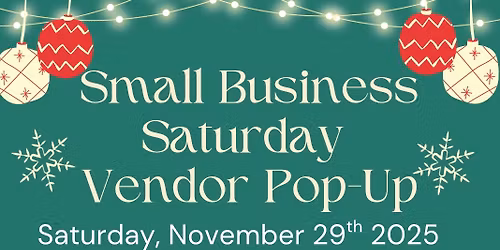 Small Business Saturday Vendor Pop-Up at 4GoodVibes