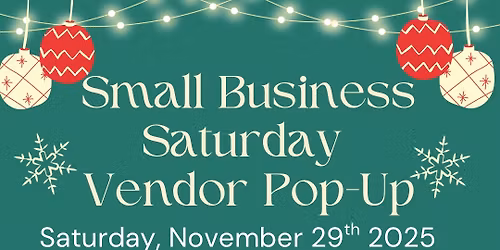 Small Business Saturday Vendor Pop-Up at 4GoodVibes