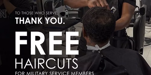 FREE Haircuts for Military Service Members