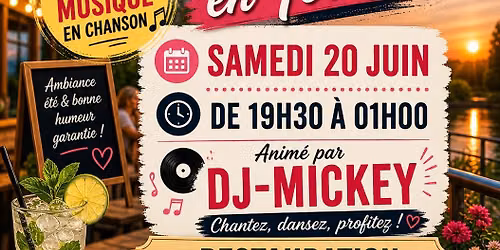 Karaok\u00e9 d'\u00e9t\u00e9 en terrasse Samedi 20 Juin au S'Rhinkaechele