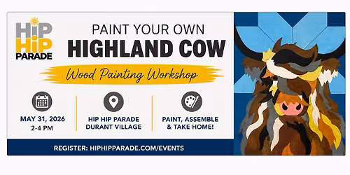 Paint Your Own Highland Cow