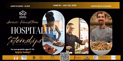 Hospitality and Tourism! Arconic Foundation Internships for Young Adults