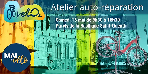Atelier auto-r\u00e9paration Sp\u00e9cial Mai \u00e0 v\u00e9lo (centre-ville)
