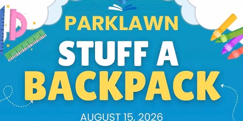 Parklawn Stuff A Backpack Event