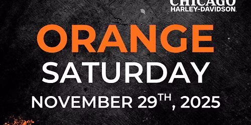 Orange Saturday at Chicago Harley