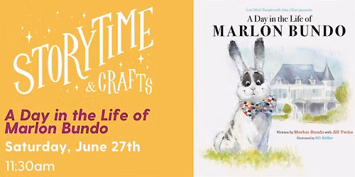 Storytime and Crafts: A Day in the Life of Marlon Bundo
