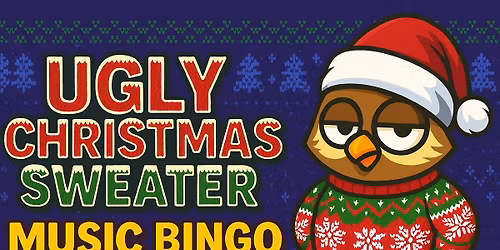 Ugly Christmas Sweater Music Bingo Party at Keg Grove!