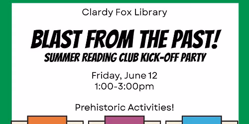 Clardy Fox Summer Reading Club Kick-off