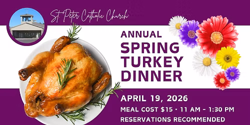 St. Peter Annual Spring Turkey Dinner
