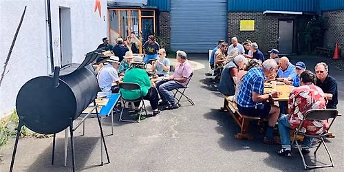 Man with a Pan & Cooking for Carers Summer Feast - Lewes