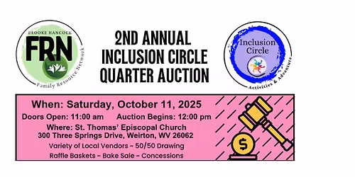2nd Annual Inclusion Circle Quarter Auction
