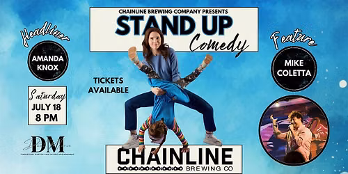 Stand-Up Comedy with Amanda Knox @ Chainline Brewing Company
