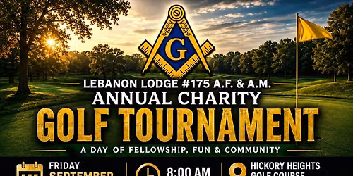 Lebanon Lodge #175 Charity Golf Tournament