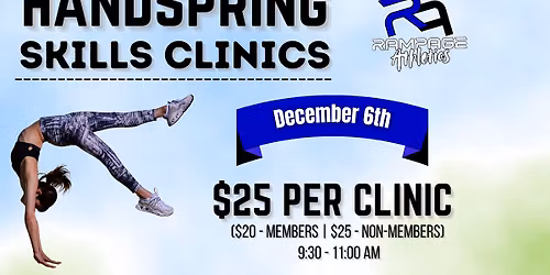 Skills Clinic: Back Handsprings