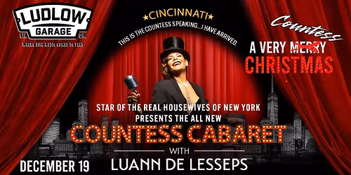Countess Luann de Lesseps Christmas Show