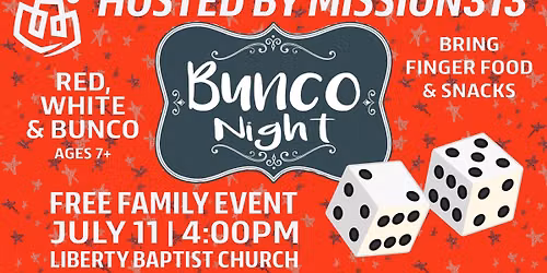 Red, White & Bunco