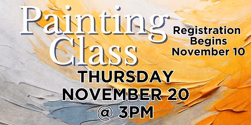 ADULT PAINTING CLASS