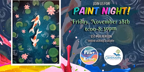 Paint Night At EMCS, Sooke