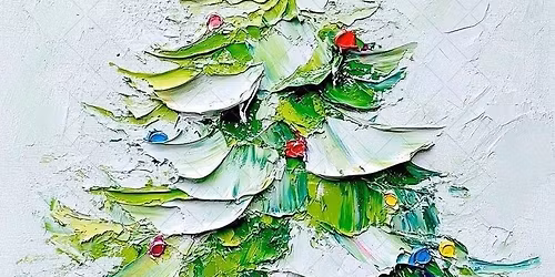 Puff & Paint with Amy: Palette Knife Tree Scene