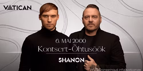 06.05 Kontsert-\u00f5htus\u00f6\u00f6k: SHANON